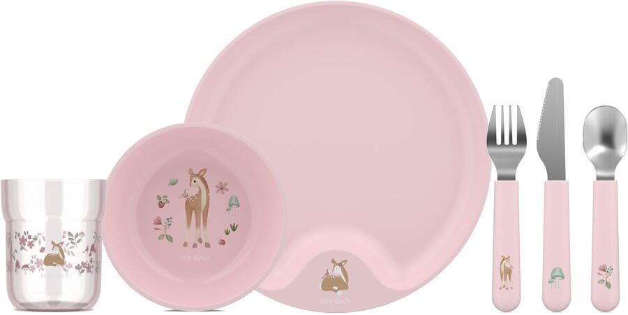 Mepal set kinderservies mio 6-delig Little Dutch fairy garden