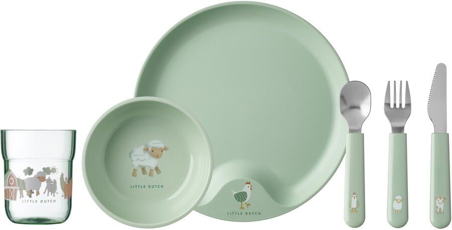 Mepal set kinderservies mio 6-delig Little Dutch little farm