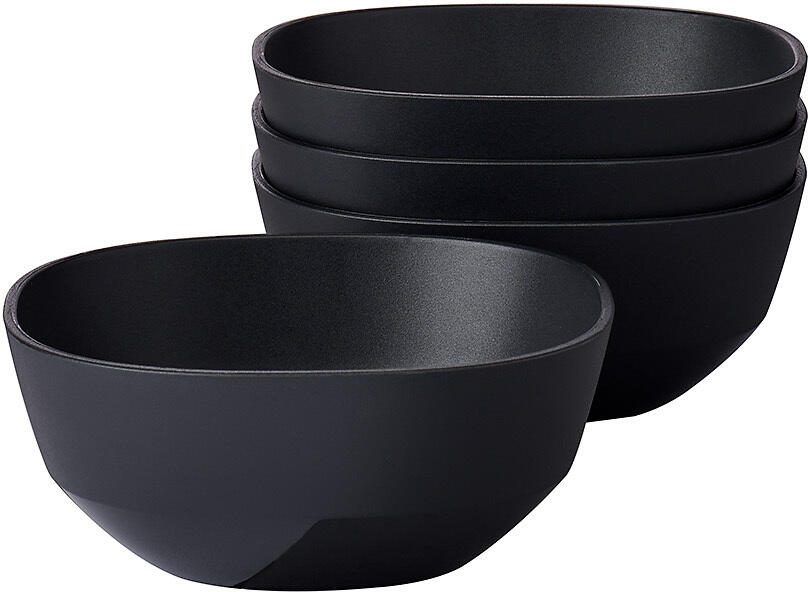 Mepal Set van 4 serveerschalen silueta 250 ml nordic black