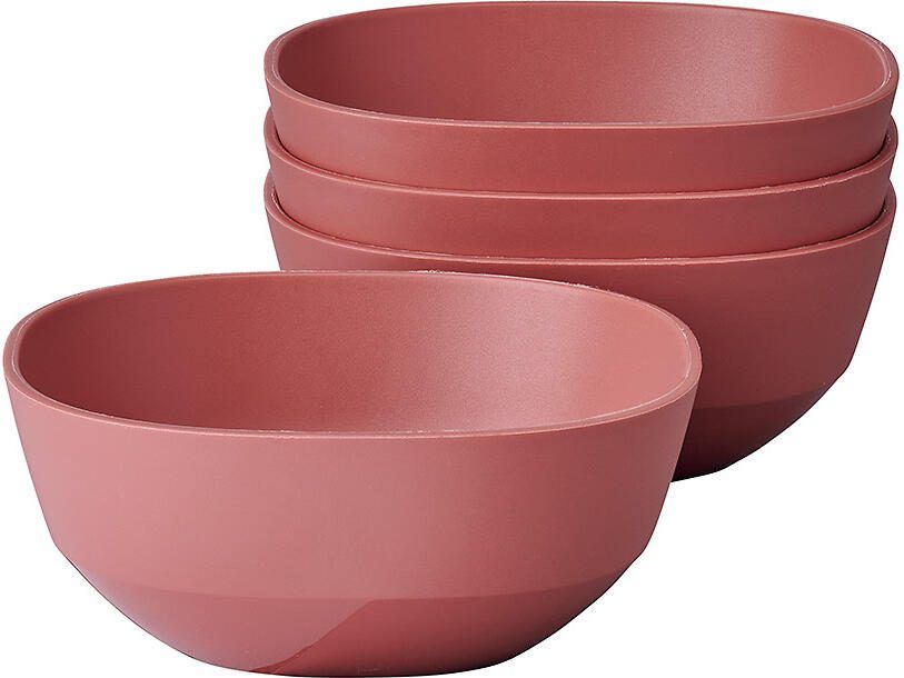Mepal Set van 4 serveerschalen silueta 250 ml vivid mauve