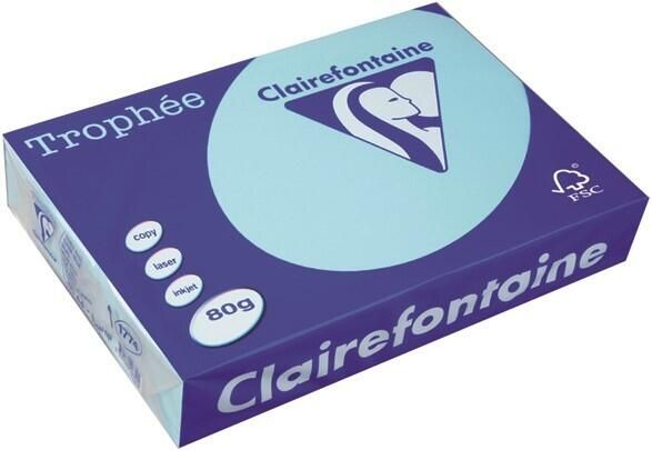 OfficeTown Clairefontaine Trophée Pastel A4 helblauw 80 g 500 vel
