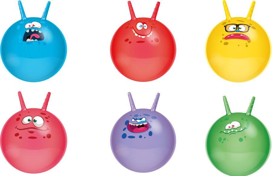 Nvt Skippybal 45cm met Monstergezicht