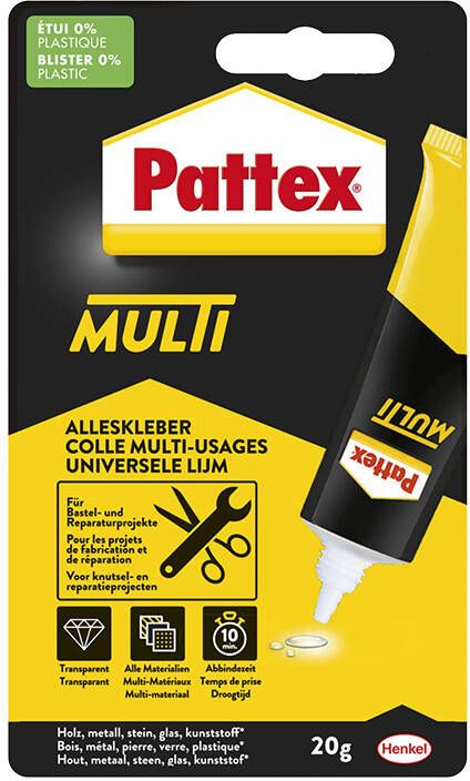 Pattex alleslijm 20gr multi