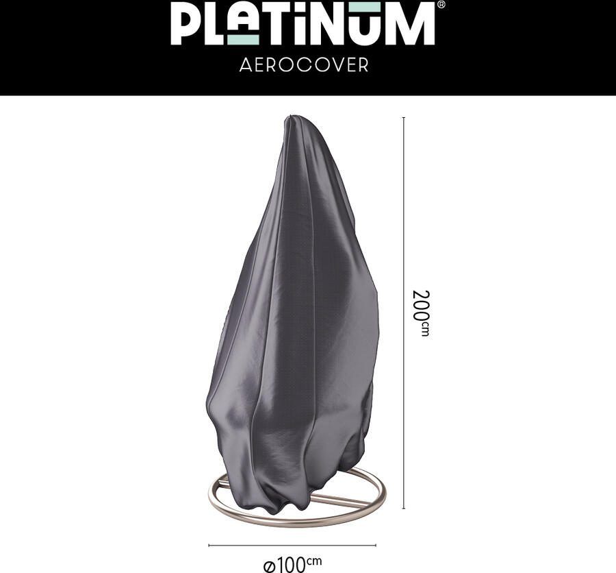 Platinum AeroCover Hangstoelhoes Ø100x200 Ademend Waterproof Hoge kleurechtheid - Foto 3