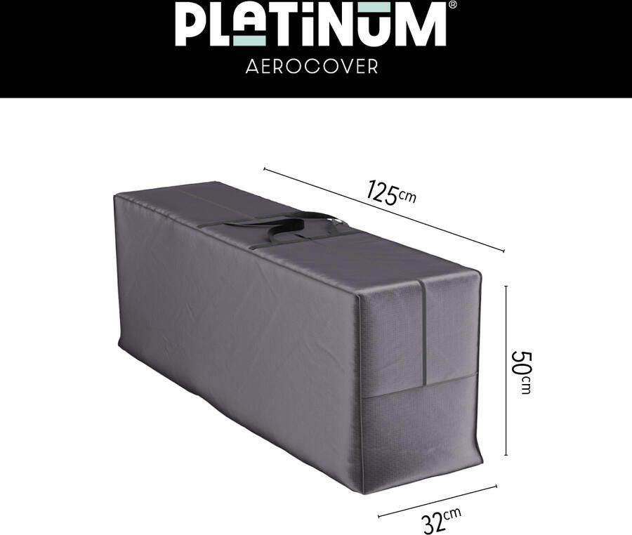 Platinum AeroCover Tuinkussenhoes 125x32xH50 Ademend Hoge kleurechtheid - Foto 3
