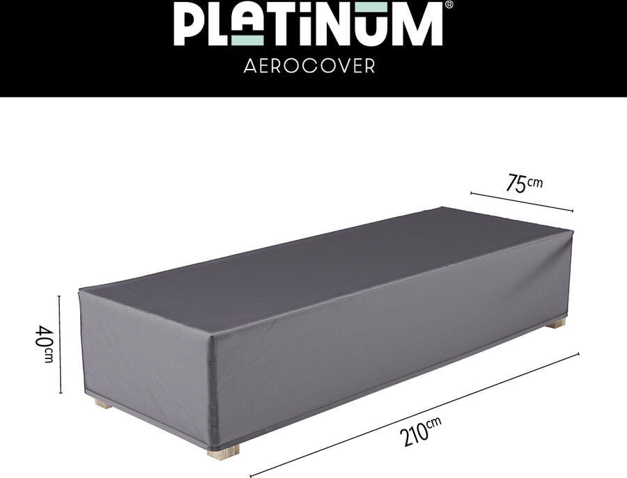 Platinum AeroCover Ligbedhoes 210x75x40 Ademend Waterproof Hoge kleurechtheid - Foto 3