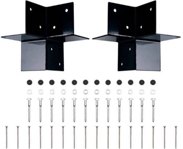 Platinum sun & shade Platinum Pergola Kit Hoeksteun zwart