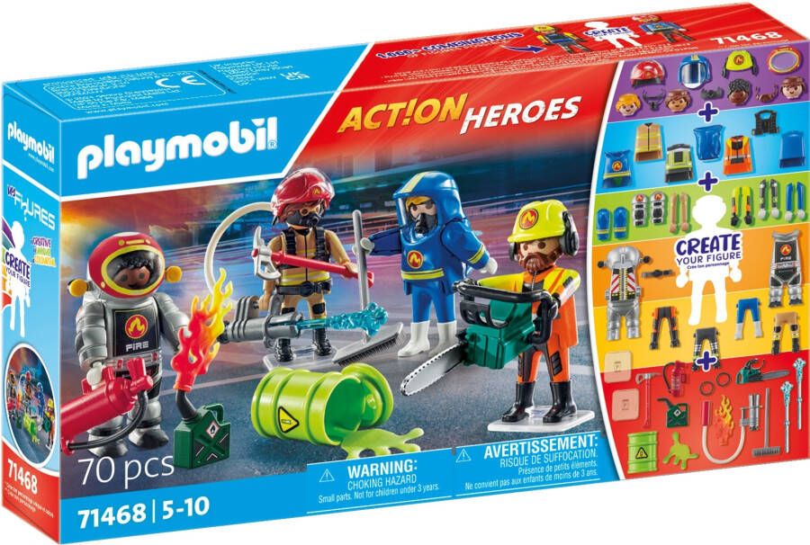 PLAYMOBIL Action Heroes My Figures Brandweer 71468