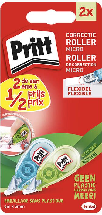 Pritt Correct-it micro roller 2 stuks