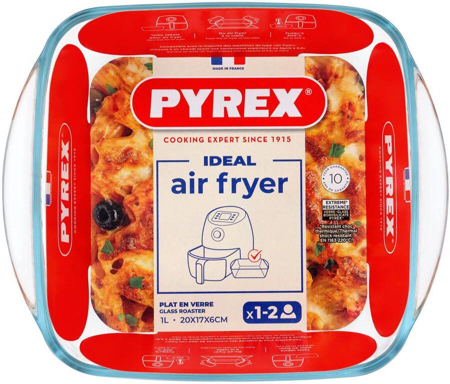 Pyrex airfryer ovenschaal 20x17x6 cm