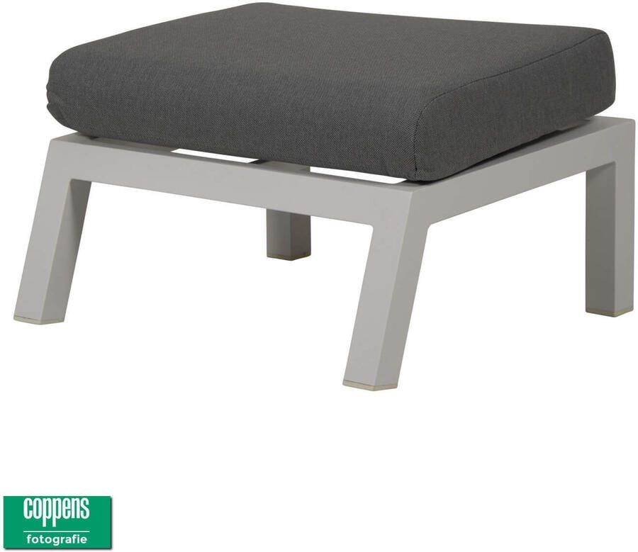 Qopps Ascon voetenbank mat wit