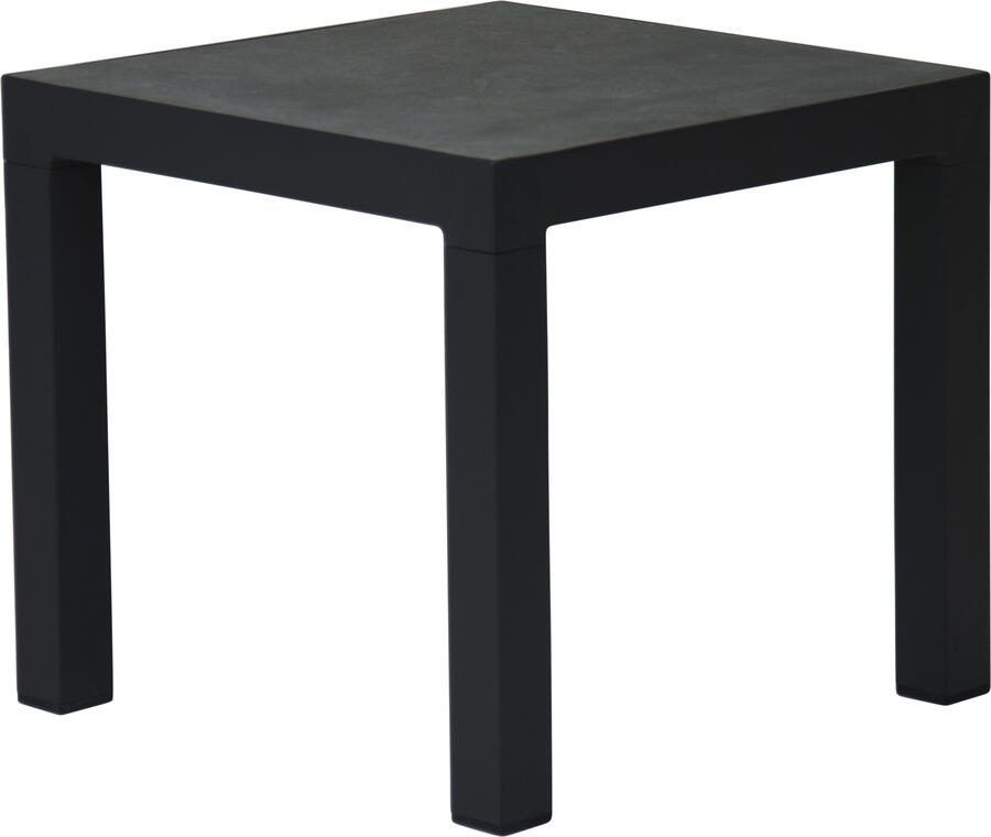Qopps Atlanta bijzettafel 50 x 50 mat royal Grey