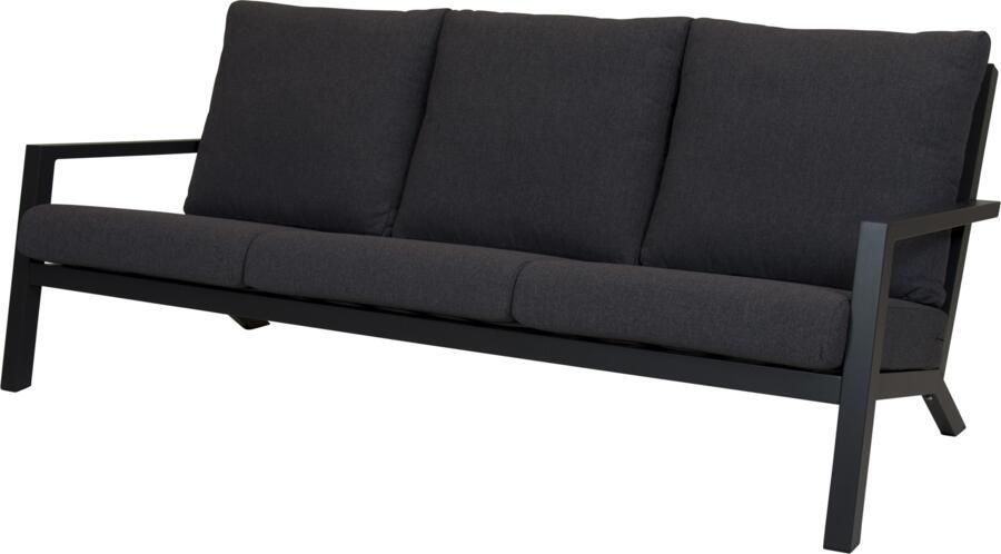 Qopps Atlanta loungebank 3 zits Antraciet