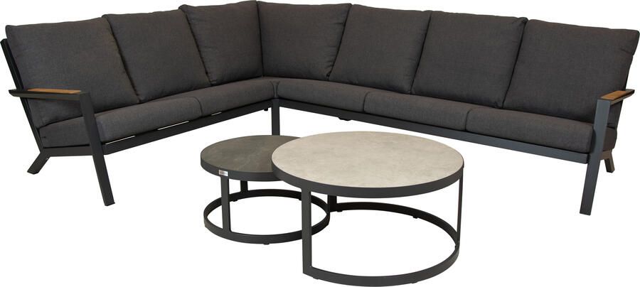 Qopps Avios loungehoek met Sprog koffietafel set