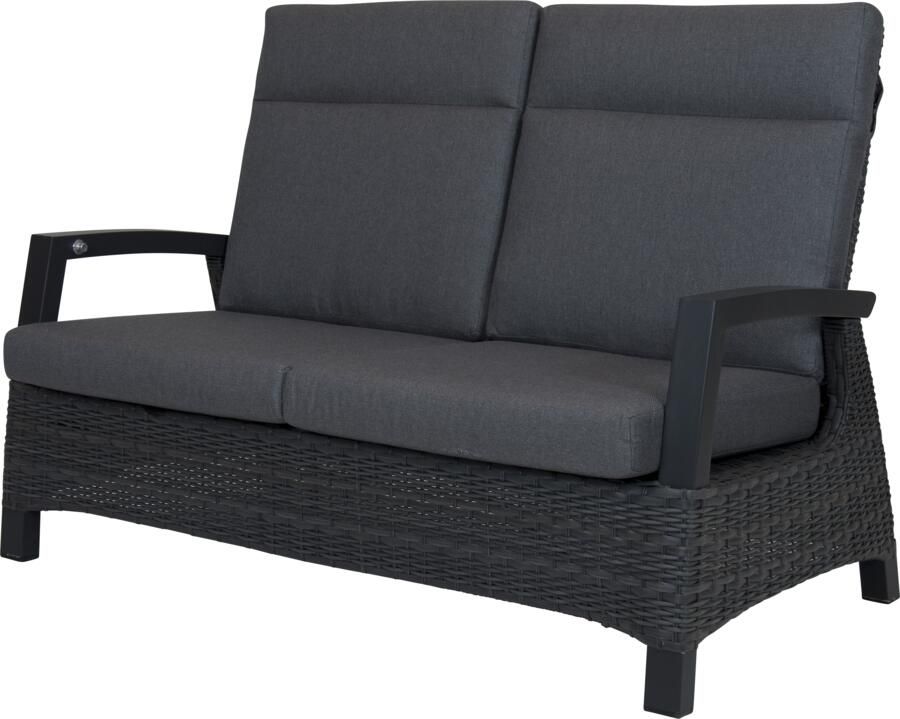 Qopps Darwin loungebank 2-zits verstelbaar royal Grey
