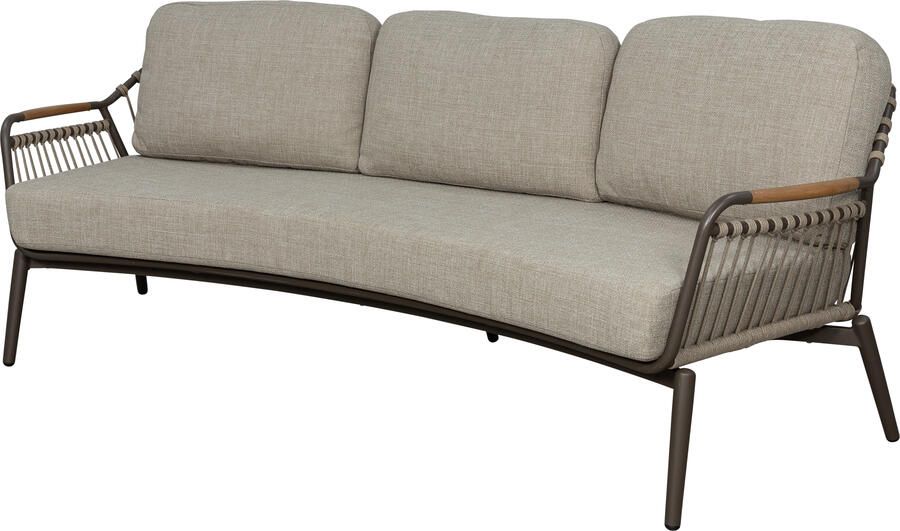 Qopps Egina comfort loungebank 3-zits earth