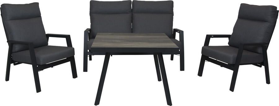 Qopps Exome loungeset met tafel Balti koffietafel