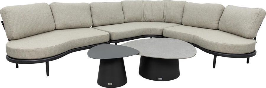 Qopps Giany loungehoek met 2x Nessa koffietafels
