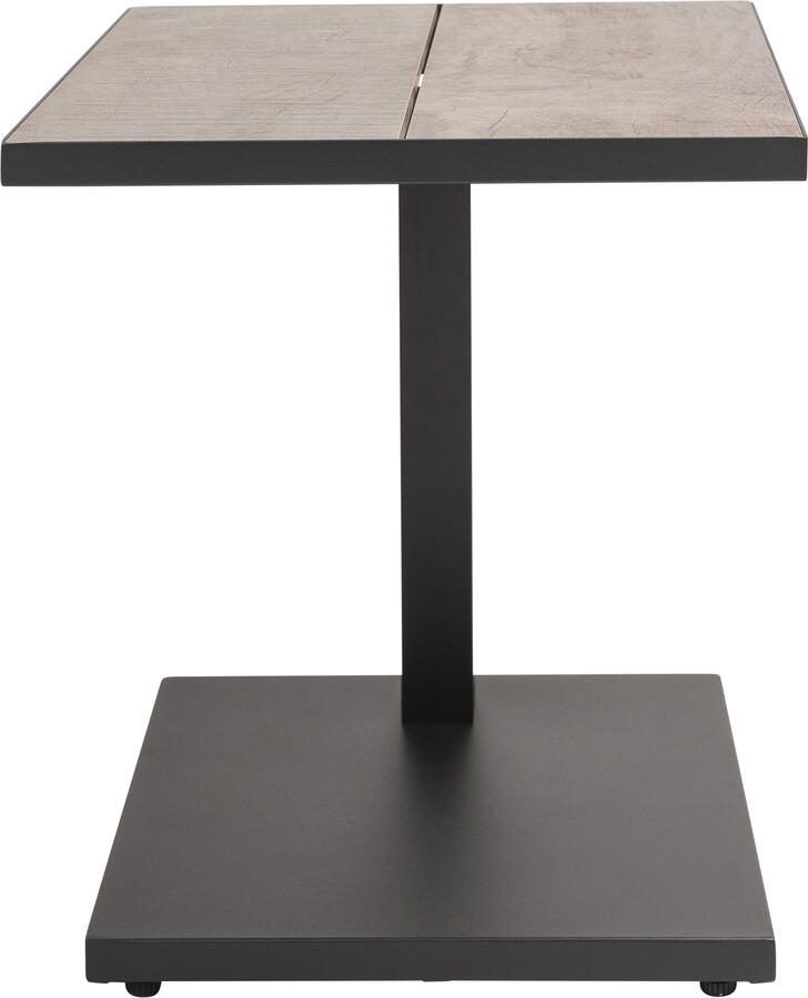 Qopps Gubie in hoogte verstelbare bijzettafel 60 x 40 ceramische tegel