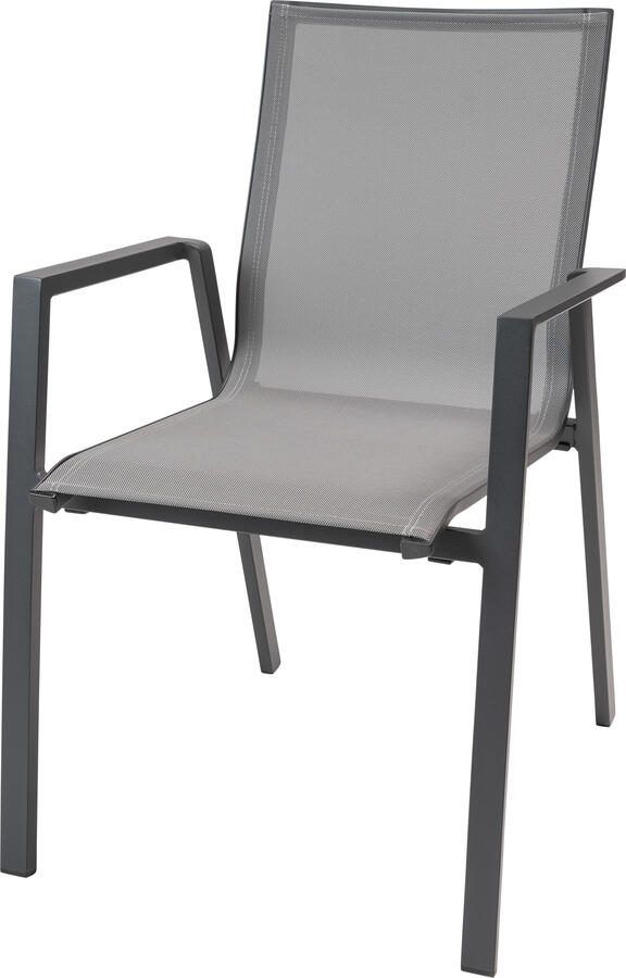 Qopps Jibba stapelbare tuinstoel mat royal grey