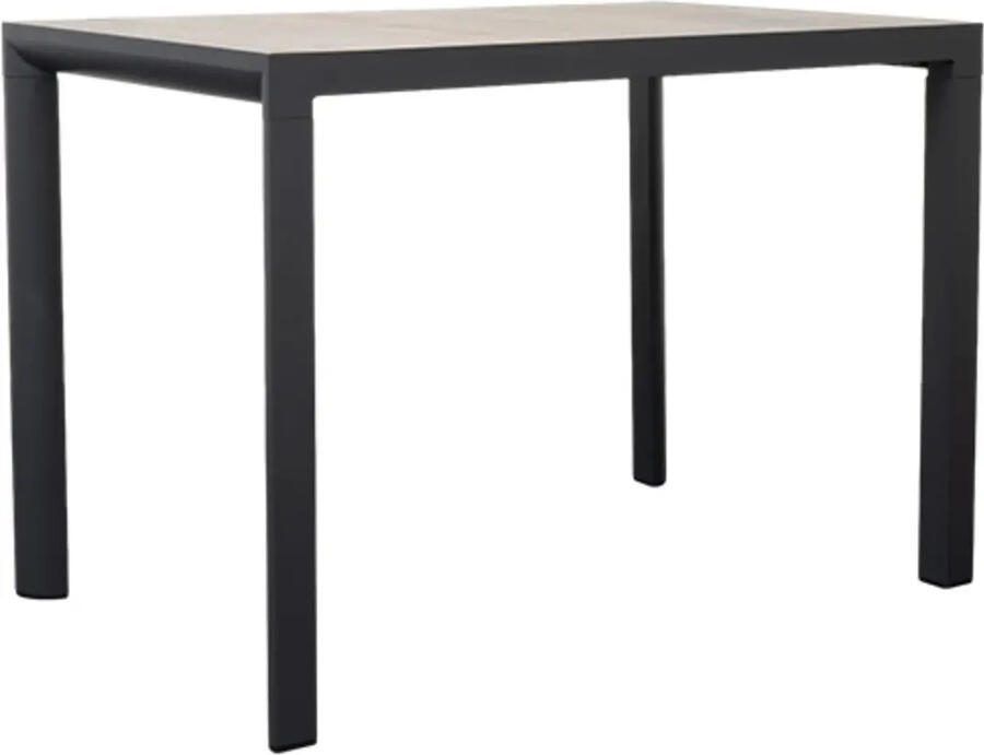 Qopps Kings bartafel 140x90cm 100cm hoog mat royal grey