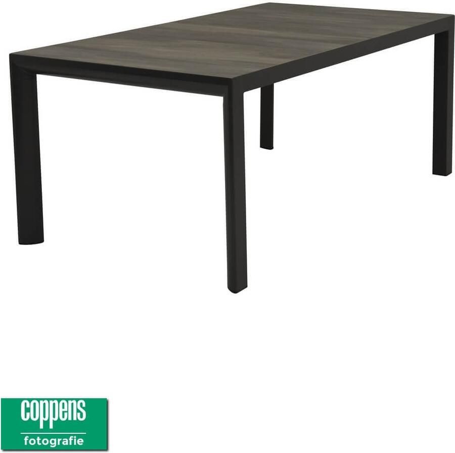 Qopps Kings tuintafel 180 x 100 antraciet