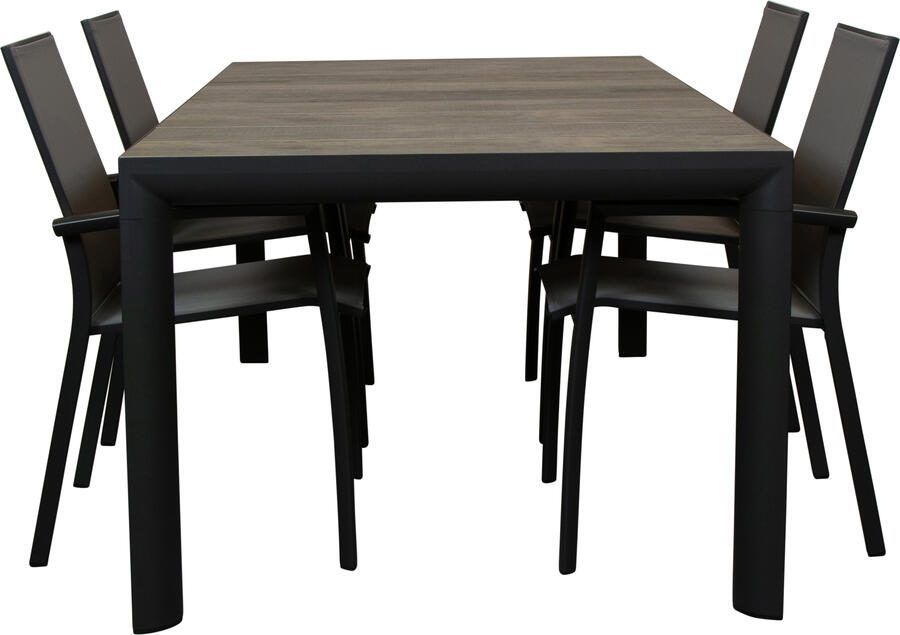 Qopps Kings tuintafel met Tampa stapelstoel
