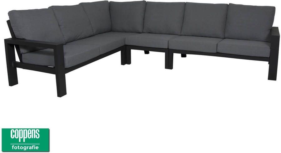 Qopps Montana hoek loungeset royal grey
