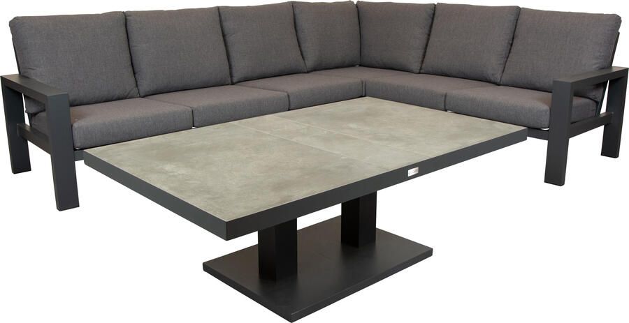 Qopps Montana loungehoek met Gooks tuintafel
