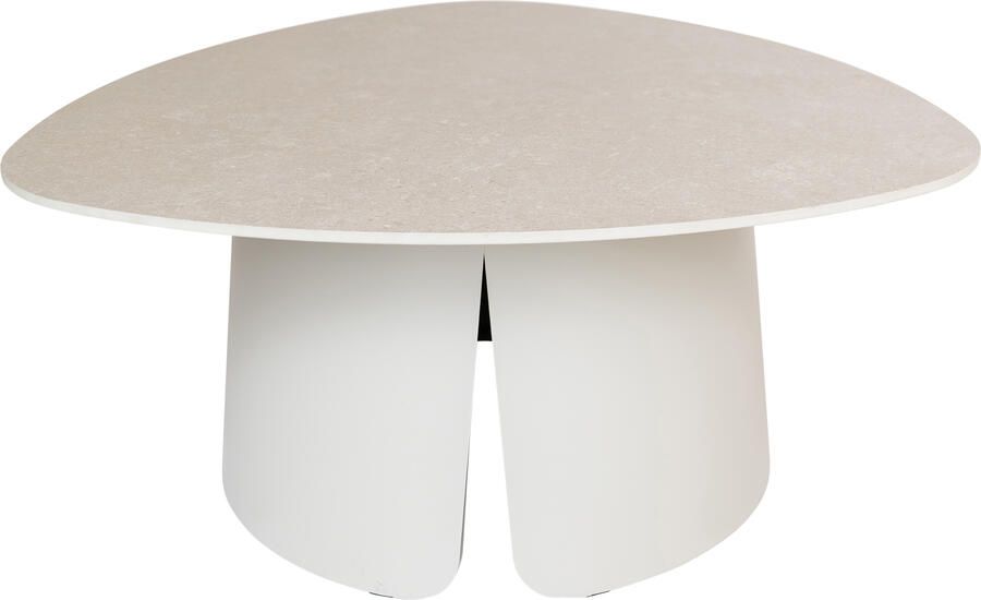 Qopps Nessa organische koffietafel 80 x 80 x 80 cm latte light