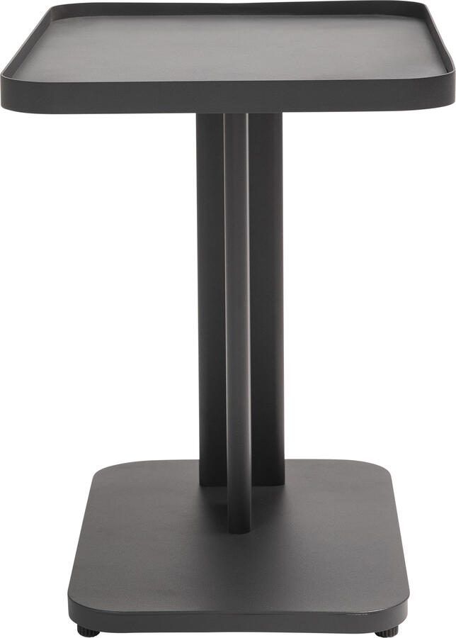 Qopps Okios bijzettafel 50.5 x 35.5 cm hoog 46.5cm mat royal grey
