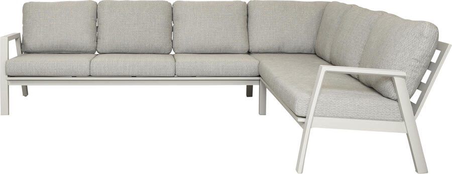 Qopps Okios hoek loungeset 2-3-zits latte light
