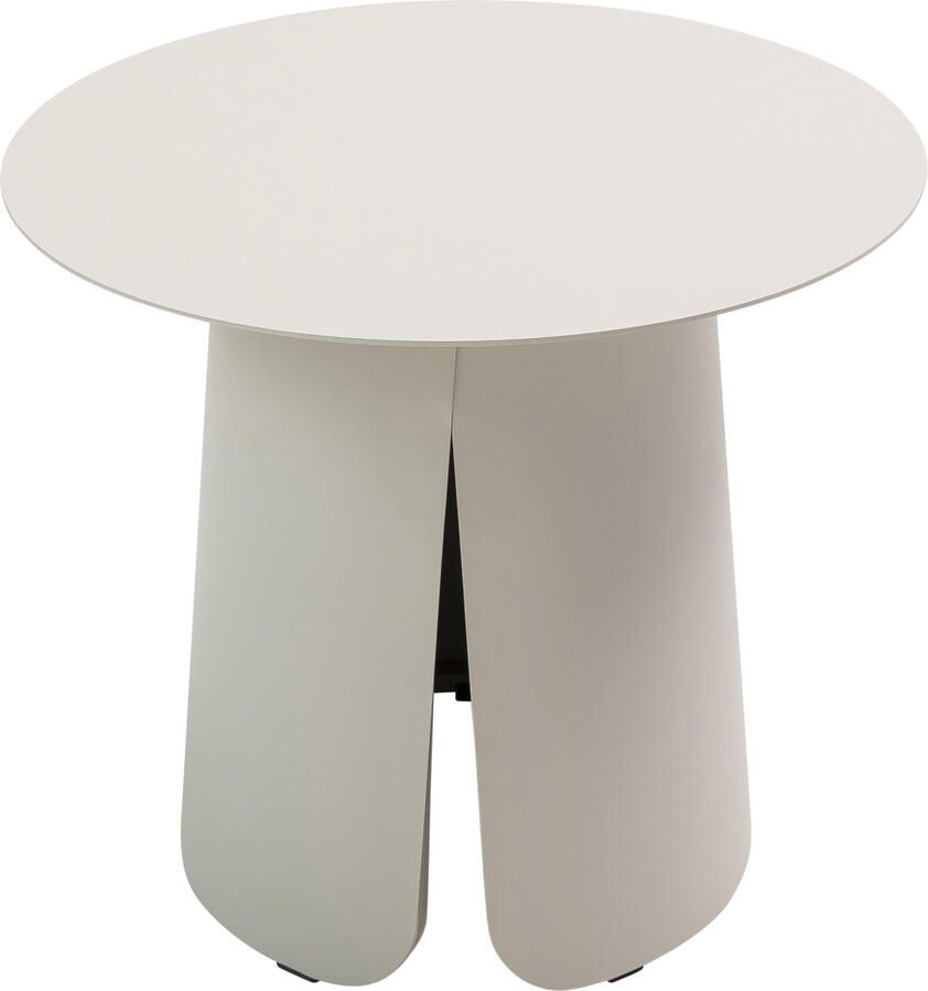 Qopps Okios koffie tafel 45 cm rond en 39 cm hoog latte light mat