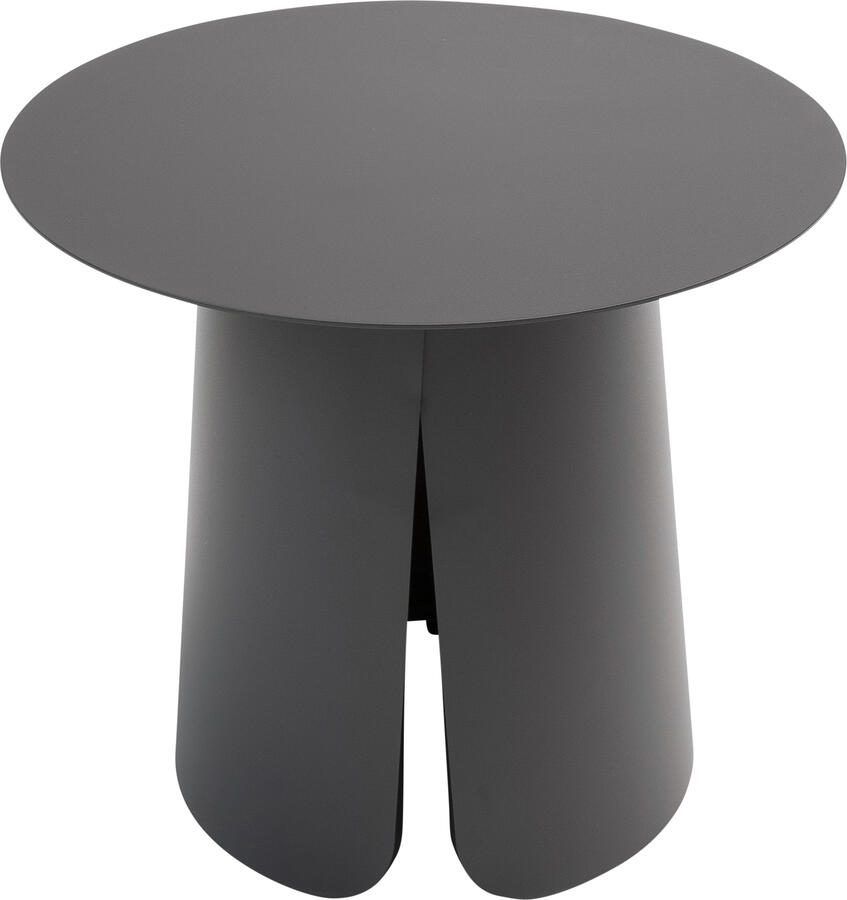 Qopps Okios koffie tafel 45 cm rond en 39 cm hoog Royal grey mat