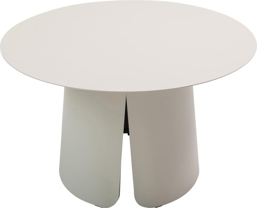 Qopps Okios koffie tafel 70 cm rond en 42 cm hoog Latte light mat