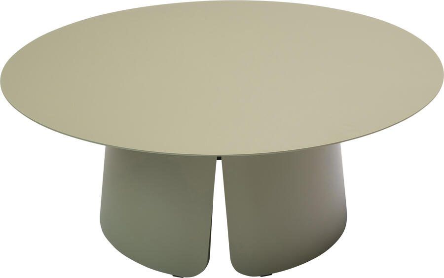 Qopps Okios koffie tafel 90 cm rond en 36 cm hoog Olive green