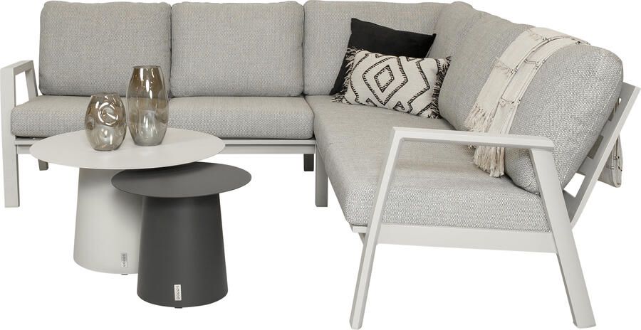 Qopps Okios loungebank met 2x Okios koffietafeltjes