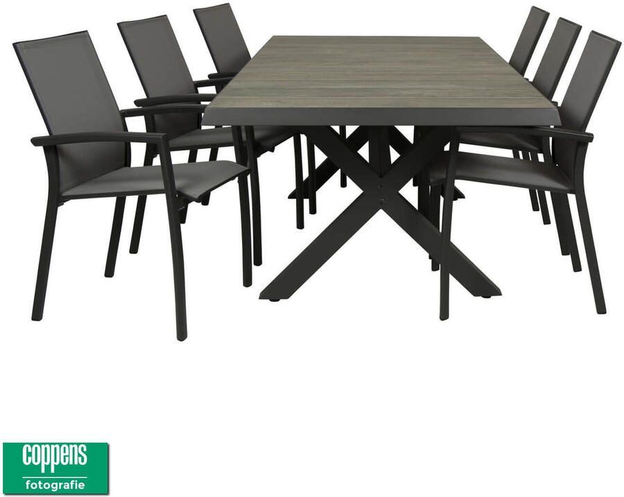 Qopps Tuintafel Admiral met 6 stoelen Tampa