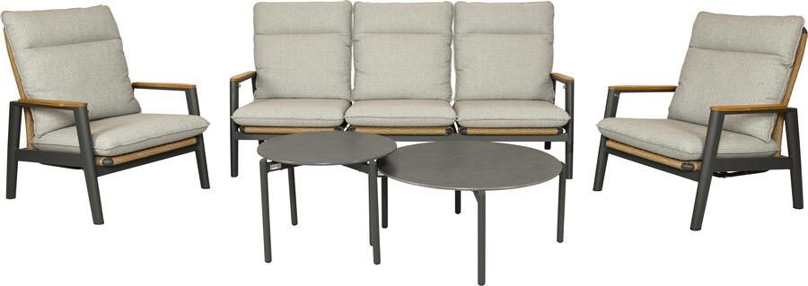 Qopps Yvori loungeset met Dagoo koffietafeltjes