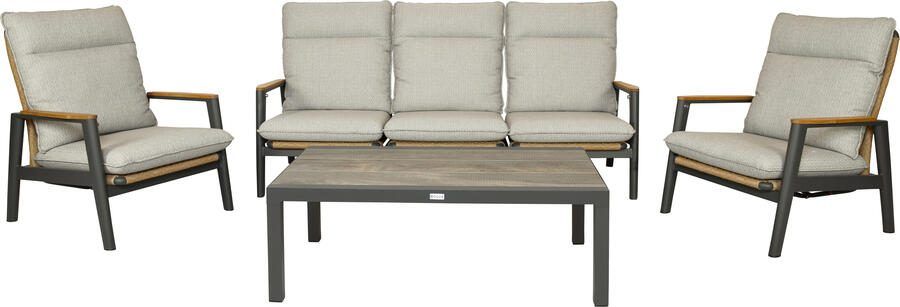 Qopps Yvori loungeset met Devis koffietafel