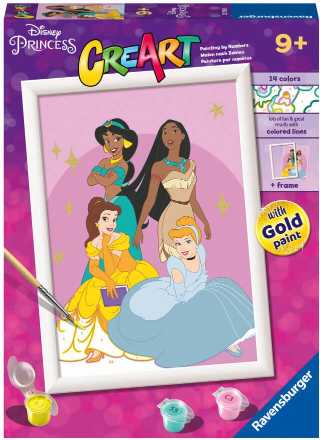 Ravensburger CreArt Disney Princesses Schilderen op nummer voor kinderen