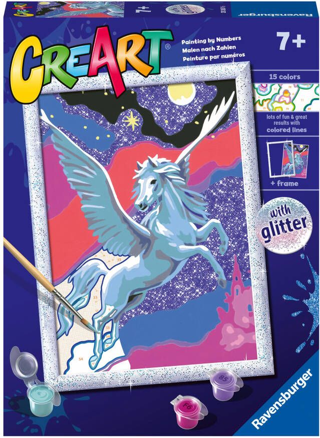 Ravensburger CreArt Powerful Pegasus Schilderen op nummer voor kinderen