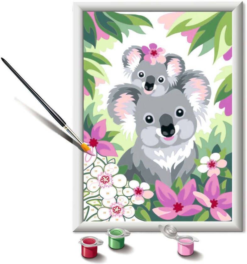 Ravensburger CreArt Koala Cuties Schilderen op nummer voor kinderen