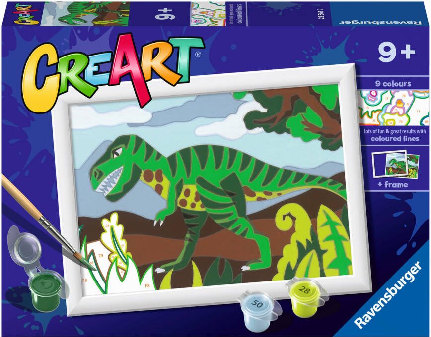 Ravensburger CreArt Roaming Dinosaur Schilderen op nummer voor kinderen