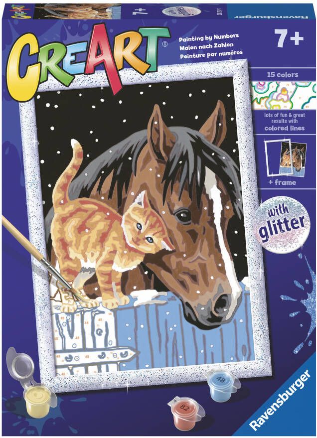 Ravensburger CreArt Stable Friends Schilderen op nummer voor kinderen