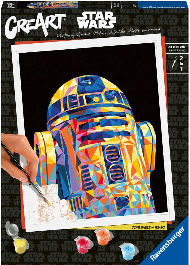 Ravensburger CreArt Star Wars: R2-D2 Schilderen op nummer voor volwassenen