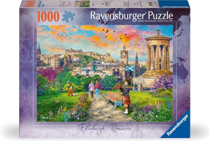 Ravensburger puzzel Edinburgh Romance Legpuzzel 1000 stukjes
