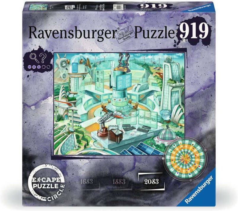 Ravensburger puzzel Escape the Circle Anno 2083 Legpuzzel 919 stukjes