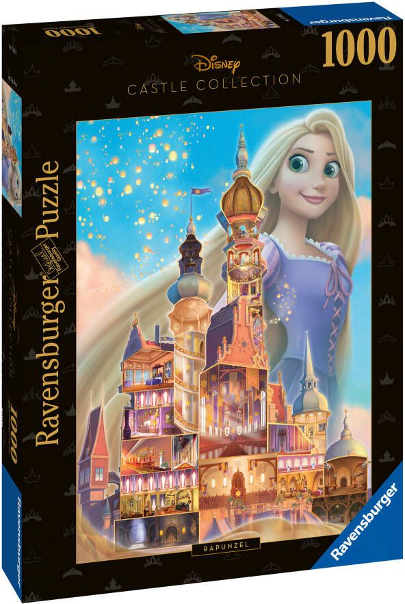 Ravensburger puzzel 1000 stukjes Disney kasteel van Rapunzel