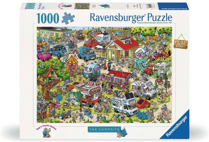 Ravensburger puzzel 1000 stukjes Holiday Resort 1 The Campsite